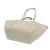 Tod's Doppelgriff-Shopper Weiß Beige - Ansicht 4