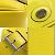 Bolsa de cintura em couro com G entrelaçado Gucci Amarelo - vista 4