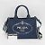 Tote Damentasche aus Canvas Prada Canapa S Größe 1BG439 Blau - Ansicht 2
