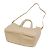 Borsa Salvatore Ferragamo Gancini EE-21 F703 Beige - vista 3