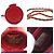 Astuccio per rossetto Chanel Rosso e Oro in Pelle D'oro - vista 5