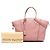 Louis Vuitton Pink Taurillon Soft Lockit MM Rosa - vista 15