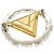 Spilla V di Louis Vuitton M02263 Argento D'oro - vista 5
