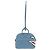 Charm per borsa Hermès Bolide in pelle Swift Shark Blu - vista 4