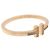 Tiffany & Co Bracciale in oro rosa 18K con diamanti Tiffany T-Square D'oro - vista 4