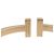 Tiffany & Co Bracciale in oro rosa 18K con diamanti Tiffany T-Square D'oro - vista 6
