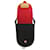 Sac à bandoulière en cuir V-Sling Small Saddle de Valentino Garavani Noir Rouge  - vue 7