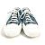Sneakers in denim Monogram Louis Vuitton Blu - vista 2