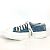 Sneakers in denim Monogram Louis Vuitton Blu - vista 5