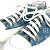 Sneakers in denim Monogram Louis Vuitton Blu - vista 7