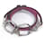 Bracciale Etrier Double Tour in pelle Swift di Hermès Porpora  - vista 1