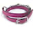 Bracciale Etrier Double Tour in pelle Swift di Hermès Porpora  - vista 2