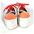 Tênis de amarrar Monogram Front Row da Louis Vuitton Branco Laranja - vista 4