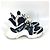 Sneakers Arclight LV Louis Vuitton Nero Bianco - vista 4