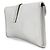 Borsa Clutch Hermès Jige Elan in Capra Mysore Argento - vista 2