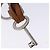 LOUIS VUITTON Portachiavi da Viaggio metallo Argento M67365 LV Auth 132497 - vista 10