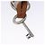 LOUIS VUITTON Portachiavi da Viaggio metallo Argento M67365 LV Auth 132497 - vista 15