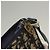 Borsa a Spalla in Tela Trotter Christian Dior Blu Navy Oro Auth 132631 D'oro - vista 10