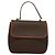 Céline Borsa a mano in tela Macadam CELINE in pelle PVC 2 in 1 marrone oro Auth 132850 D'oro - vista 13