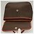 Céline Borsa a mano in tela Macadam CELINE in pelle PVC 2 in 1 marrone oro Auth 132850 D'oro - vista 9