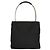 PRADA Bolsa de mão em nylon preto prata Auth sw1295 - vista 13