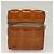 POCHETTE CUBE CHANEL CHOCO BAR Pelle verniciata Marrone Argento CC Auth mr1474 - vista 3