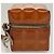 POCHETTE CUBE CHANEL CHOCO BAR Pelle verniciata Marrone Argento CC Auth mr1474 - vista 4