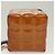 POCHETTE CUBE CHANEL CHOCO BAR Pelle verniciata Marrone Argento CC Auth mr1474 - vista 5