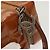 POCHETTE CUBE CHANEL CHOCO BAR Pelle verniciata Marrone Argento CC Auth mr1474 - vista 9