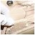 Borsa a Spalla in Pelle Beige Oro GUCCI 001 3444 1801 Auth 132039 - vista 12