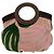 Borsa Miu Miu in Velluto 2 in 1 Rosa Argento Auth 131588 - vista 13