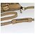 Borsa a Spalla GG Canvas Gucci Beige Oro 203257 Auth 134640 D'oro - vista 7