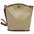 Céline Borsa a Spalla in Tela Macadam CELINE PVC Beige Oro Auth 132542 D'oro - vista 13