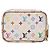 LOUIS VUITTON Trousse Wapity Monogram Multicolore Bianco M58033 LV Auth 132787 - vista 2