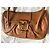 Borsa Céline in pelle color caramello - vista 2