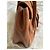 Borsa Céline in pelle color caramello - vista 4
