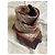 Foulard Christian Dior in seta marrone arancione beige - vista 2