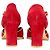 Miu Miu Décolleté in Camoscio Rosso - vista 5