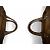 Borsa Boston Fendi Zucchino Canvas e pelle verniciata oro - vista 15