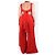 Autre Marque Rote Crepe-weitbeinige Jumpsuit - Größe UK 14 - Ansicht 2