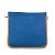 Pochette Camaieu con logo ricamato Hermès Marrone Blu navy - vista 2