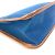 Pochette Camaieu con logo ricamato Hermès Marrone Blu navy - vista 8