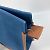 Pochette Camaieu con logo ricamato Hermès Marrone Blu navy - vista 9