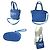 Borsa da spiaggia Jimmy Choo E/W Mini Jyn Blu - vista 2