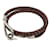 Hermès Hermes Jumbo Choker Double Bracelet Brown Black Silvery  - view 1