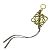 Charm in pelle Loewe Marrone Giallo