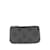 Pochette Clé Reverse Monogram Eclipse di Louis Vuitton Marrone Nero