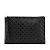Clutch in pelle nera Bottega Veneta Nero