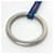 Ring Hermès Clé Grand Trasage Crochet Schlüsselanhänger Braun Pink Blau  - Ansicht 7