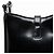 Mini borsa a tracolla verticale Monogram Le 5 À 7 in pelle verniciata Saint Laurent Nero - vista 10